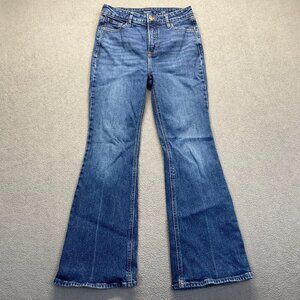Old Navy Denim Blue Jeans Women's Size 6 Flare,Stretch,High Rise